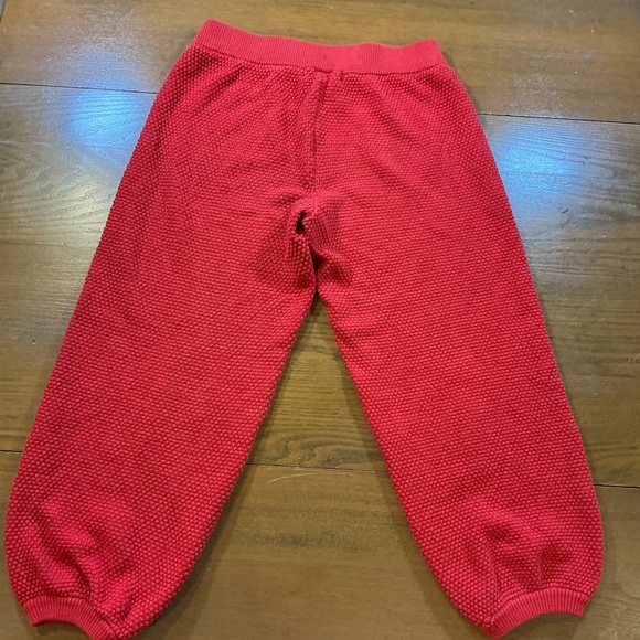 FP Beach Free People Hailee Knit Jogger Pants Red S - Picture 3 of 7
